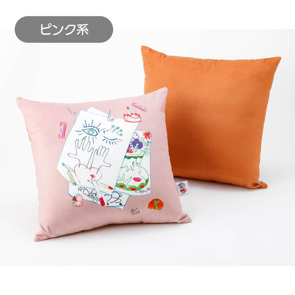 【ディノス限定販売】ELLE HOME / ELLE80th アーティストクッション カバー類 696667