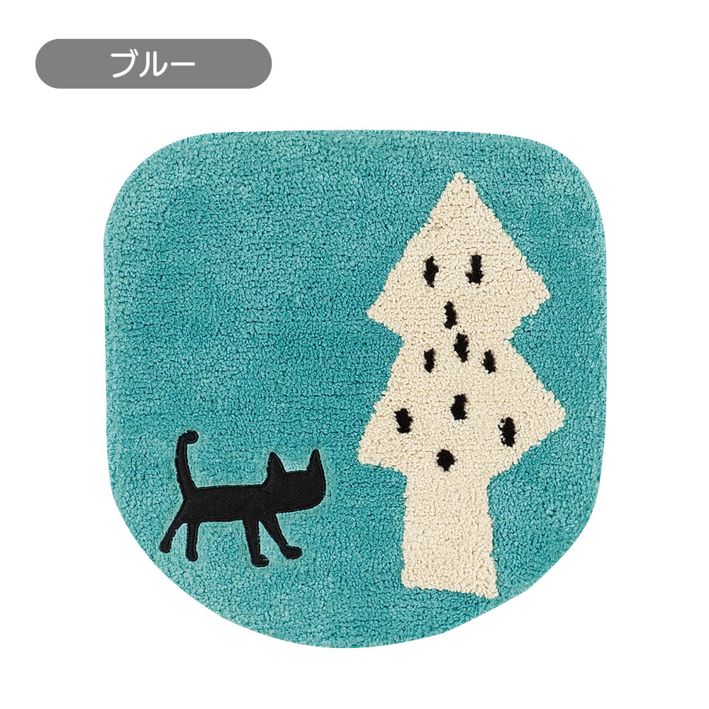 ATSUKO MATANO フタカバー〈迷子のMEMEBEBE〉 トイレ用品 696822