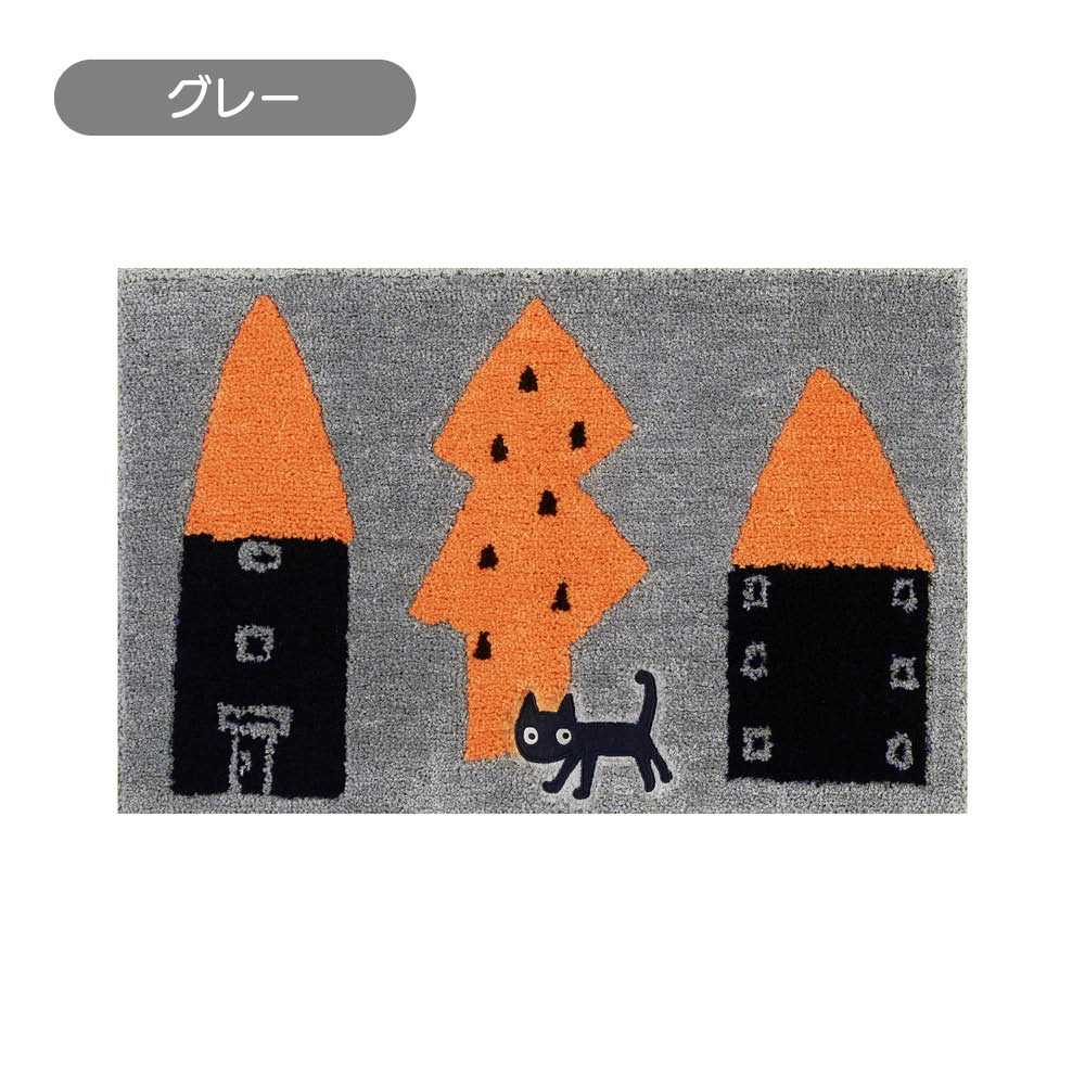 ATSUKO MATANO バスマット〈迷子のMEMEBEBE〉 バス用品 696826
