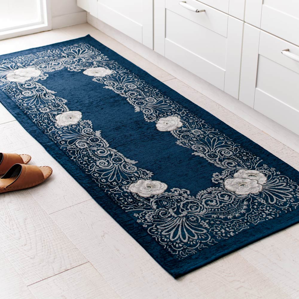 ≪約80×240cm≫ Sahara ゴブラン織マット キッチンマット カーペット ラグ マット 696432