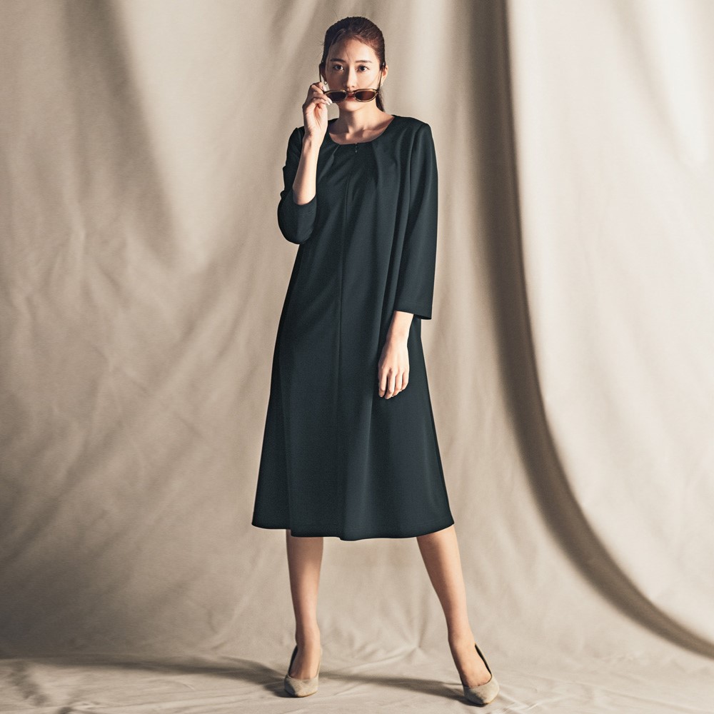 Franco Ferraro フランコ フェラーロ フロントファスナー ワンピース 通販 ディノス