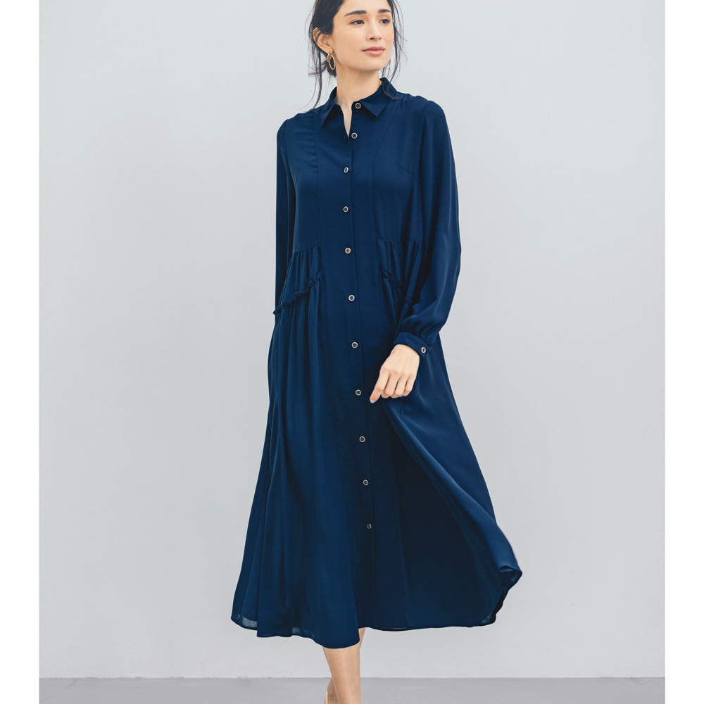 ジョーゼット シャツワンピース 通販 - ディノス