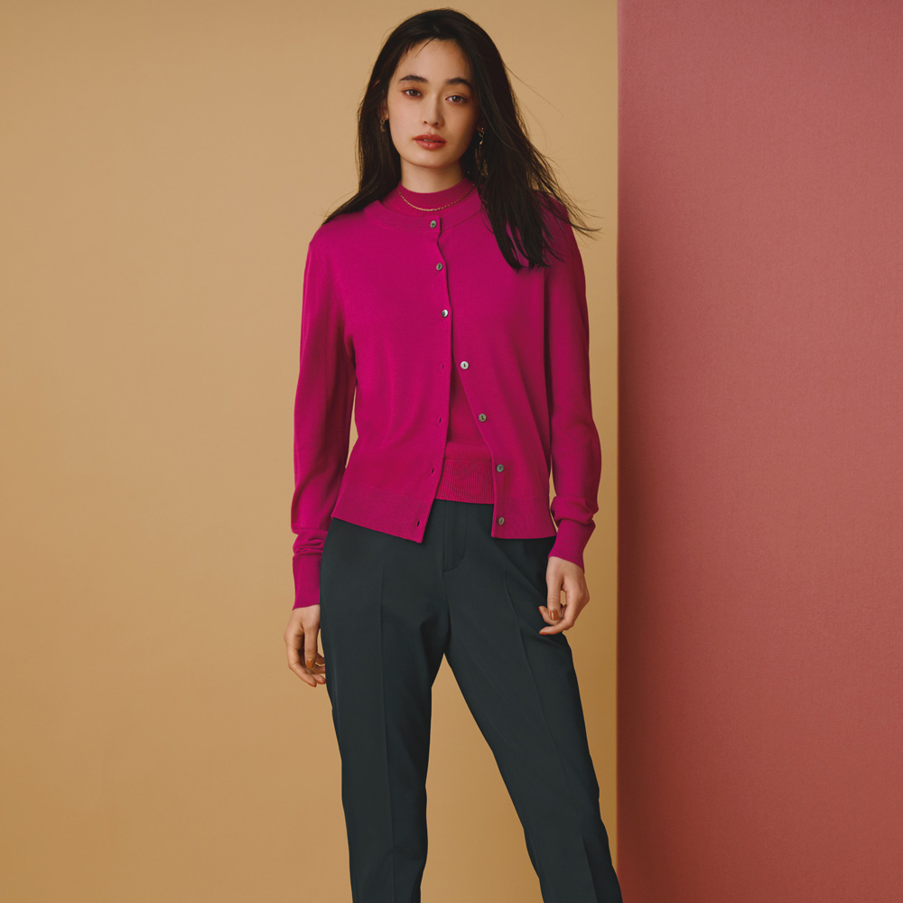 リヨセル100% ニットアンサンブル ニットアンサンブル ツインニット ニット セーター 100501