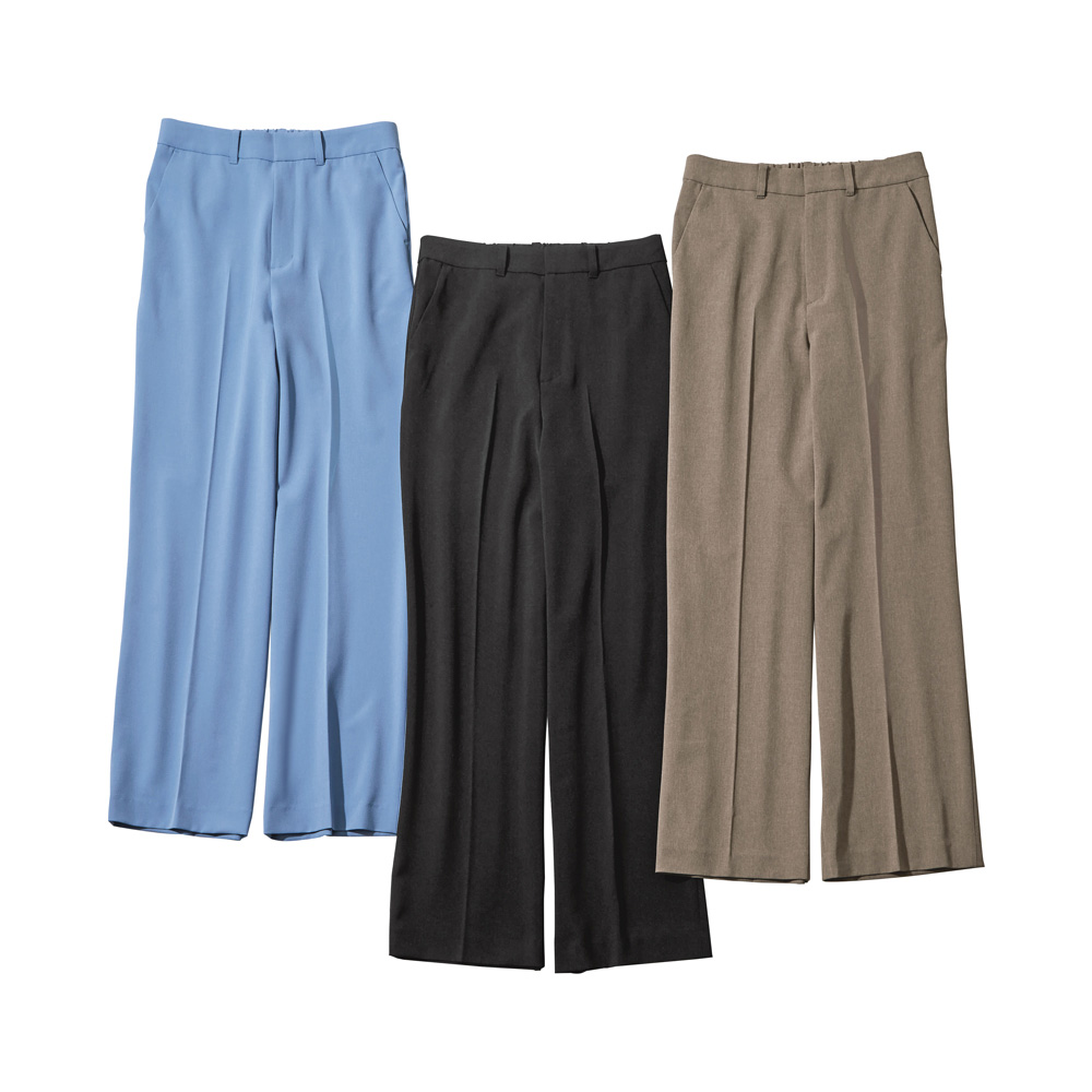 ≪股下丈68cm≫ 多機能素材 ストレッチツイル セミワイドパンツ 機能性ウェア インナー 雑貨 101302