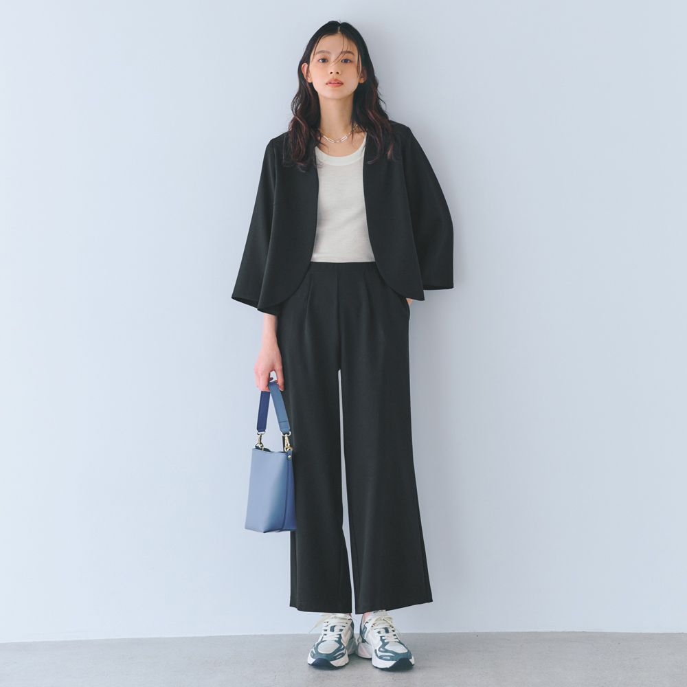 洗える UVカット ジャージージョーゼット のびやか3点セット ジャージーワンピース ワンピース 101501