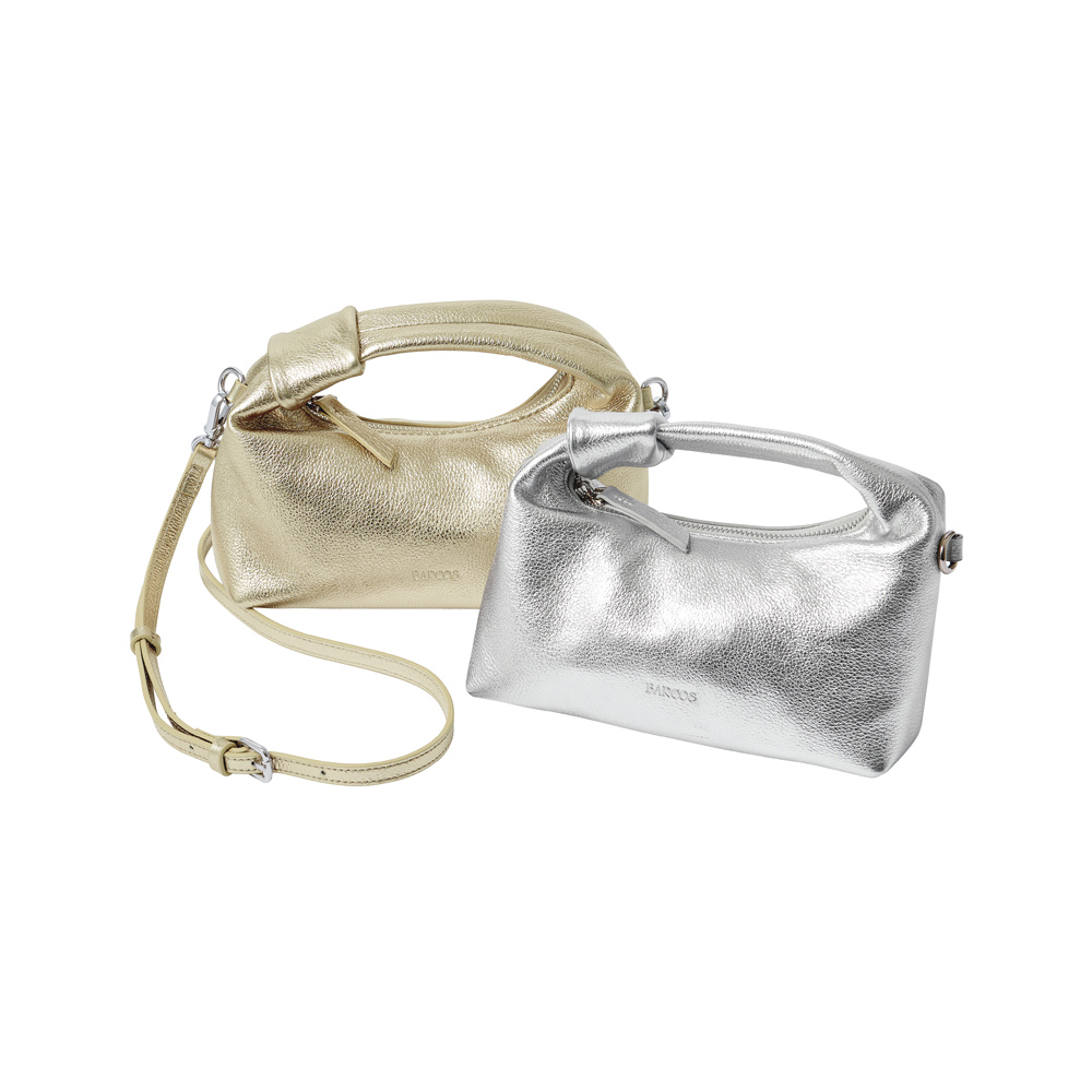 BARCOS/バルコス メタリックレザー 2WAY バッグ レザーバッグ 革バッグ バッグ 103202