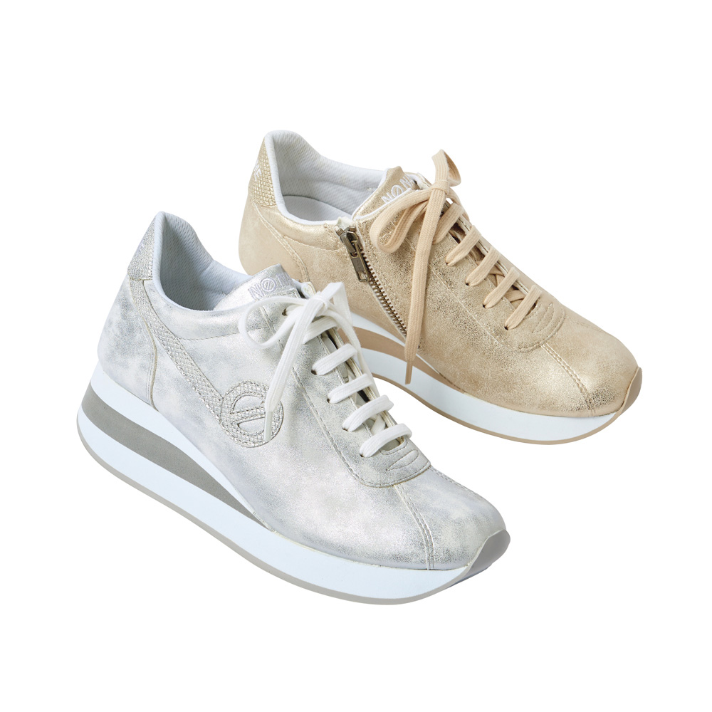 NO NAME/ノーネーム メタリック スニーカー スニーカー ヒールスニーカー コンフォートシューズ 103203