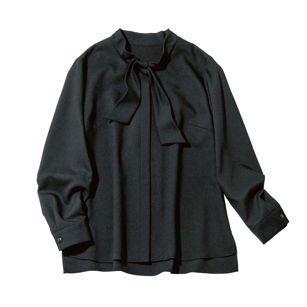 洗える ボウタイ ブラウス ブラウス シャツ 104503