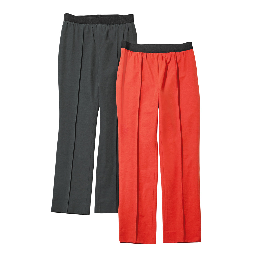 ウエストゴム ストレッチシガレットパンツ イージーパンツ パンツ 120702