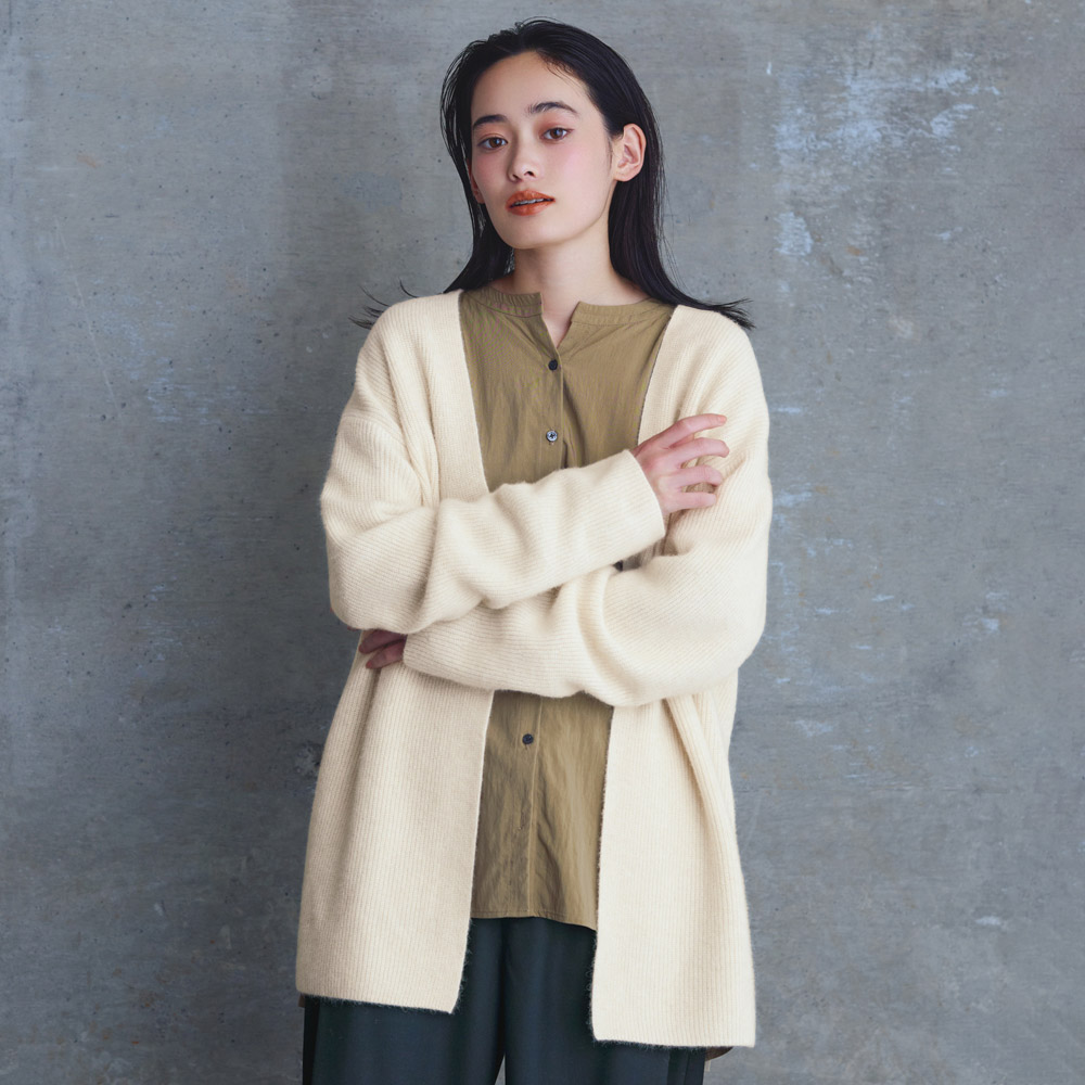 ヘアリーニット トッパーコーディガン ニットジャケット ニットコート ニット セーター 121303