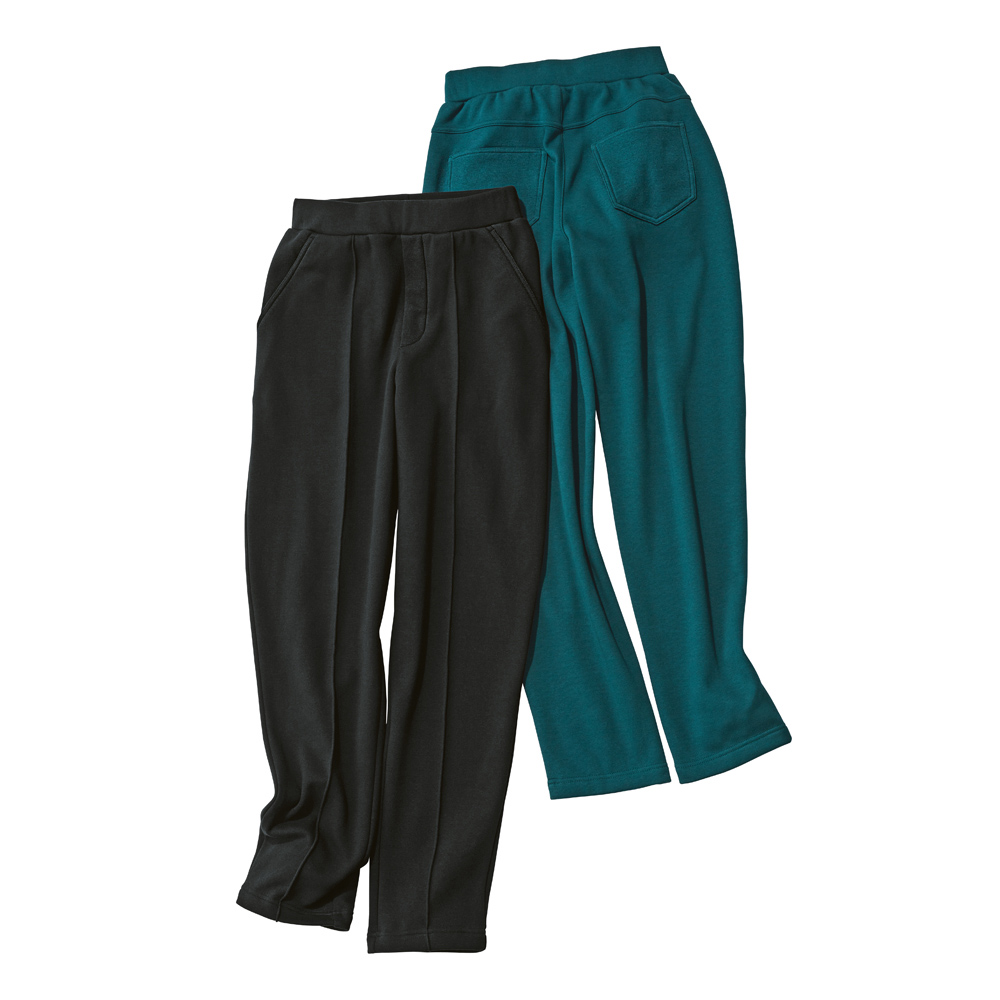 洗える 裏起毛シャギー テーパードパンツ テーパードパンツ パンツ 137102