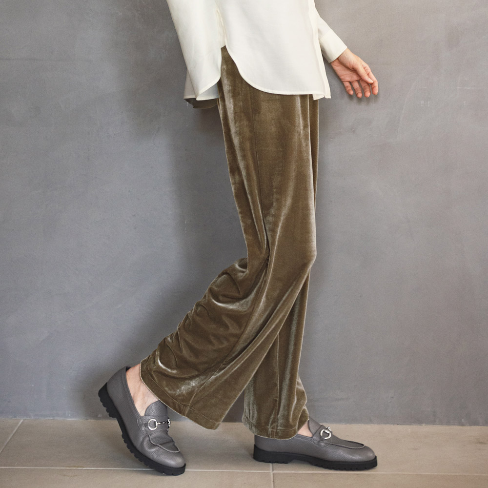 ジャージーベロア パンツ イージーパンツ パンツ 134902