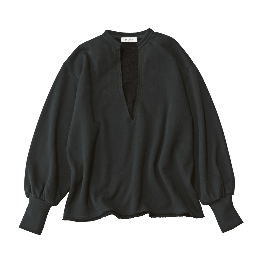 トンプキン裏毛 深Vネック プルオーバー プルオーバー シャツ ブラウス 148301