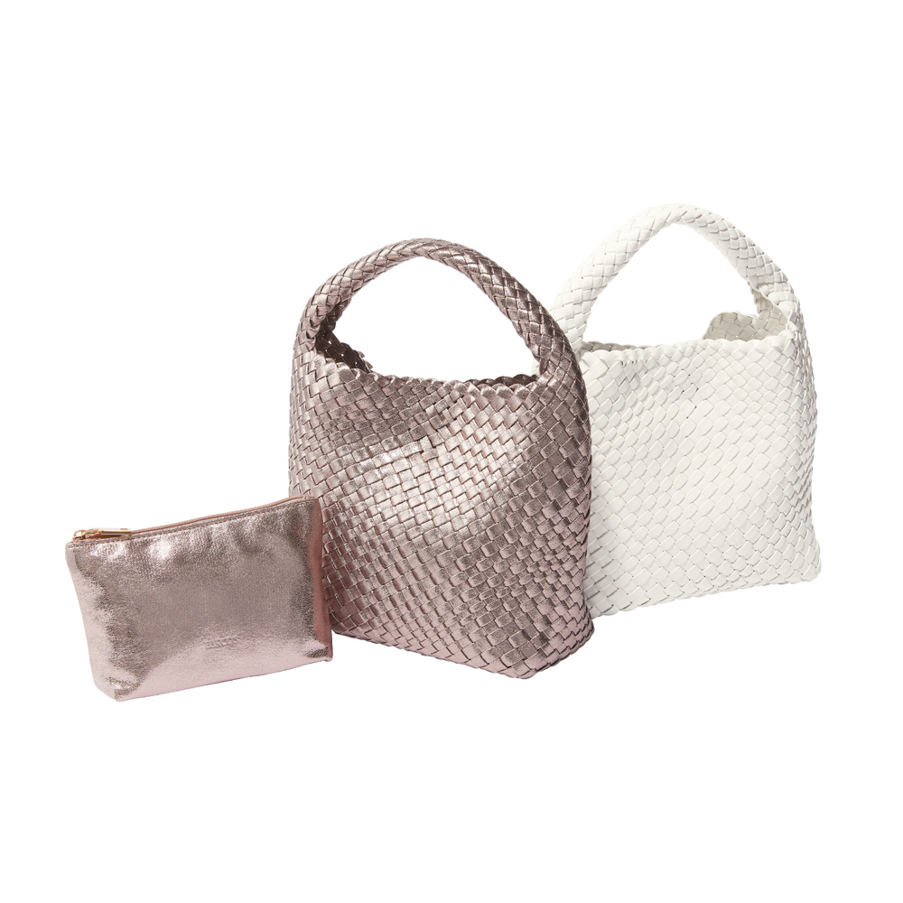 BARCOS/バルコス ポーチ付き メッシュ トートバッグ かごバッグ メッシュバッグ バッグ 149303