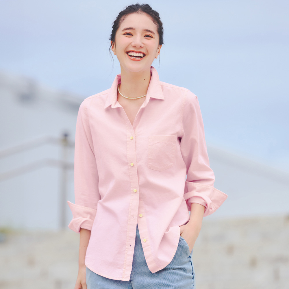 美シルエット オックスフォード シャツ シャツ ブラウス 149603