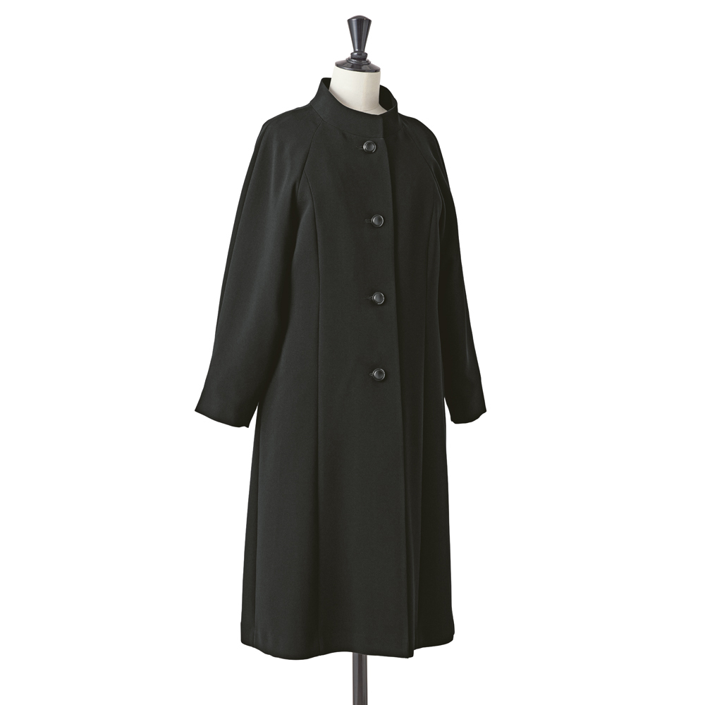 洗える ライナー付き フォーマル コート スタンドカラーコート コート 150305