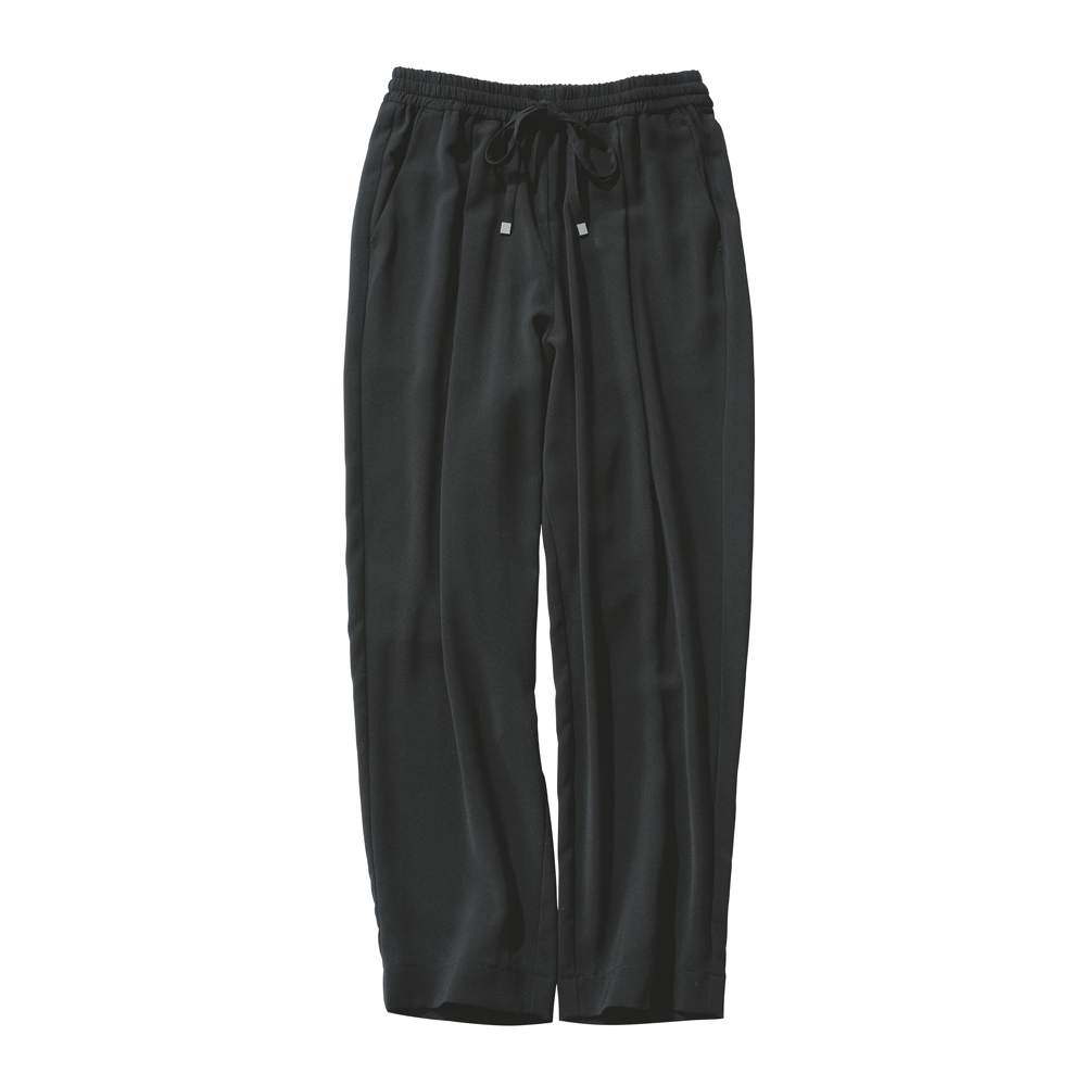 トリアセテート風素材 ジョガーカプリパンツ サステナブル 170302