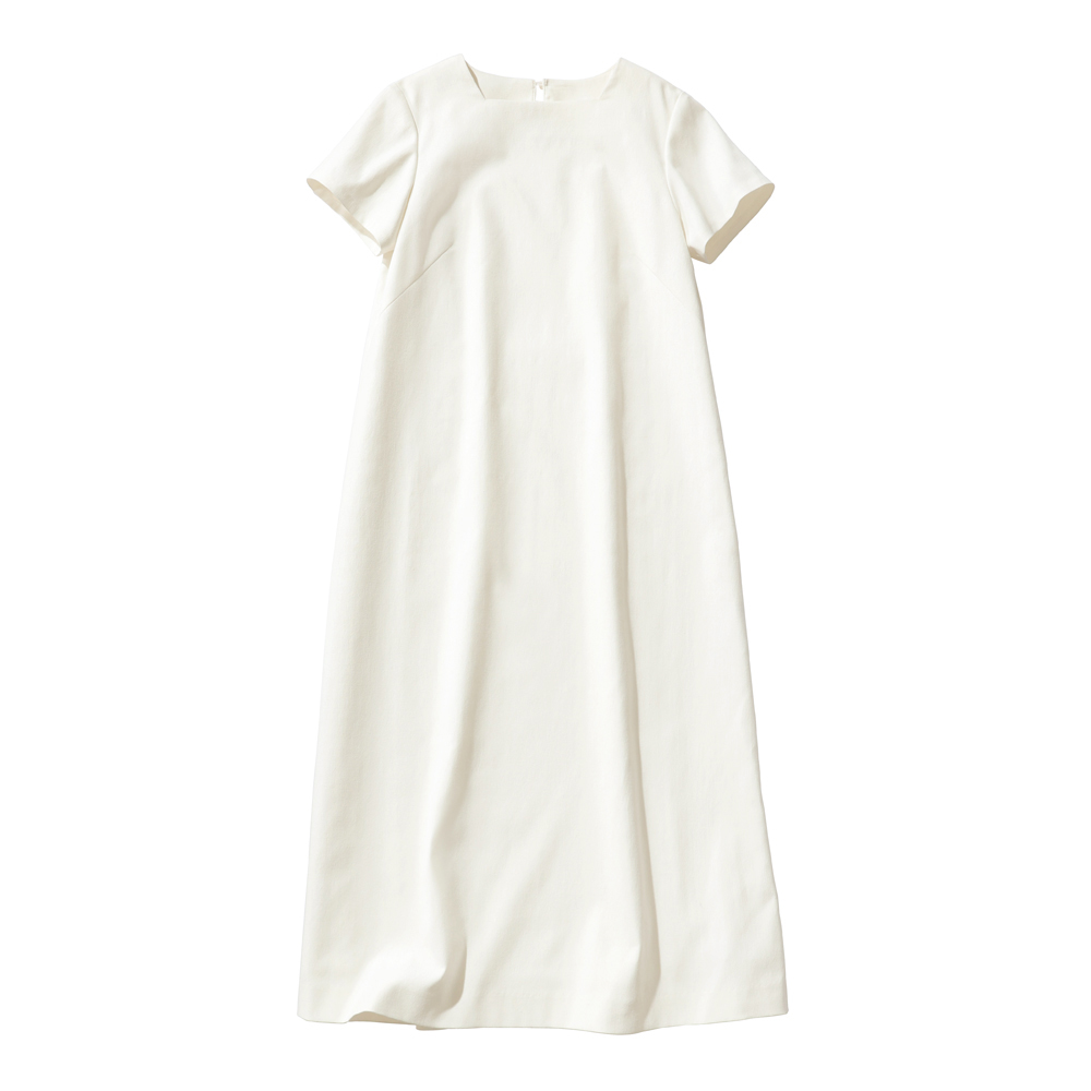 多機能素材 麻混 サックワンピース 機能性ウェア インナー 雑貨 170502