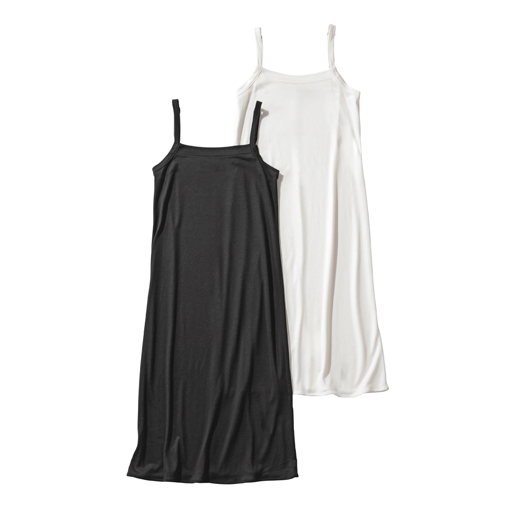 ナイアシルク天竺 インナー キャミドレス （日本製） 機能性ウェア インナー 雑貨 172102