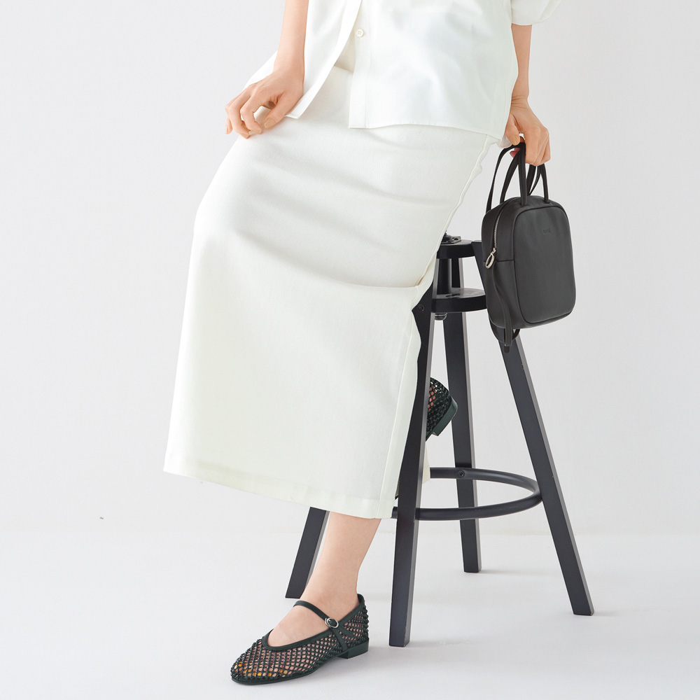 テフロン加工デニム イージースカート 機能性ウェア インナー 雑貨 172602