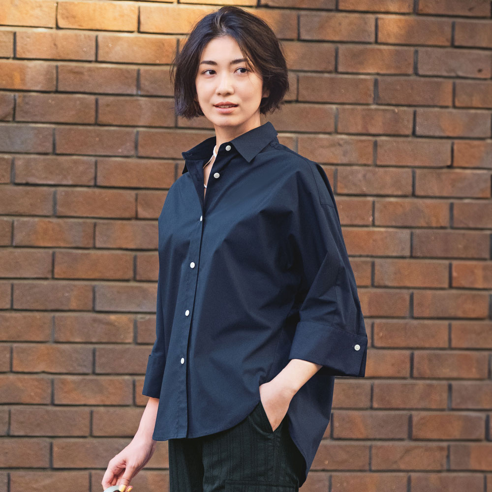 接触冷感 2ウェイワイドカフス ドルマンシャツ 機能性ウェア インナー 雑貨 173302