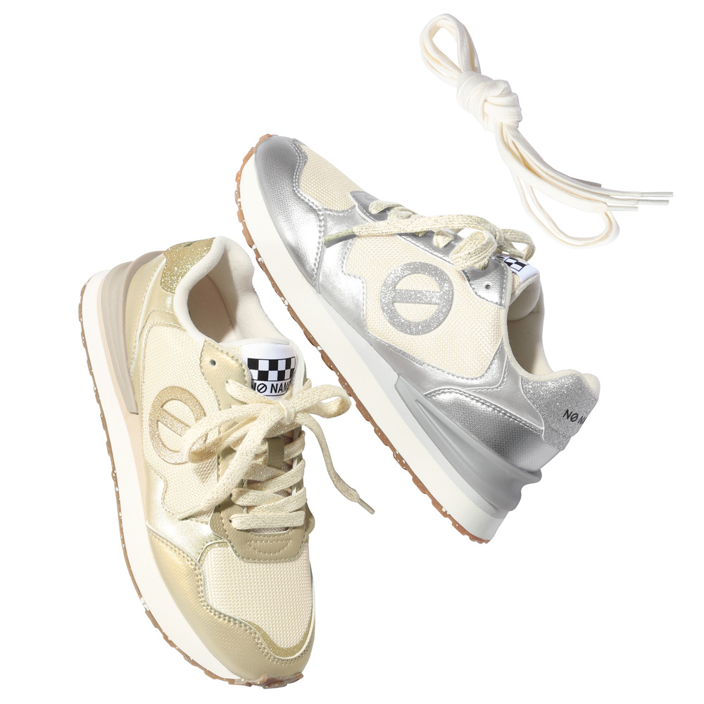 NO NAME/ノーネーム メタリックスニーカー スニーカー ヒールスニーカー コンフォートシューズ 173807