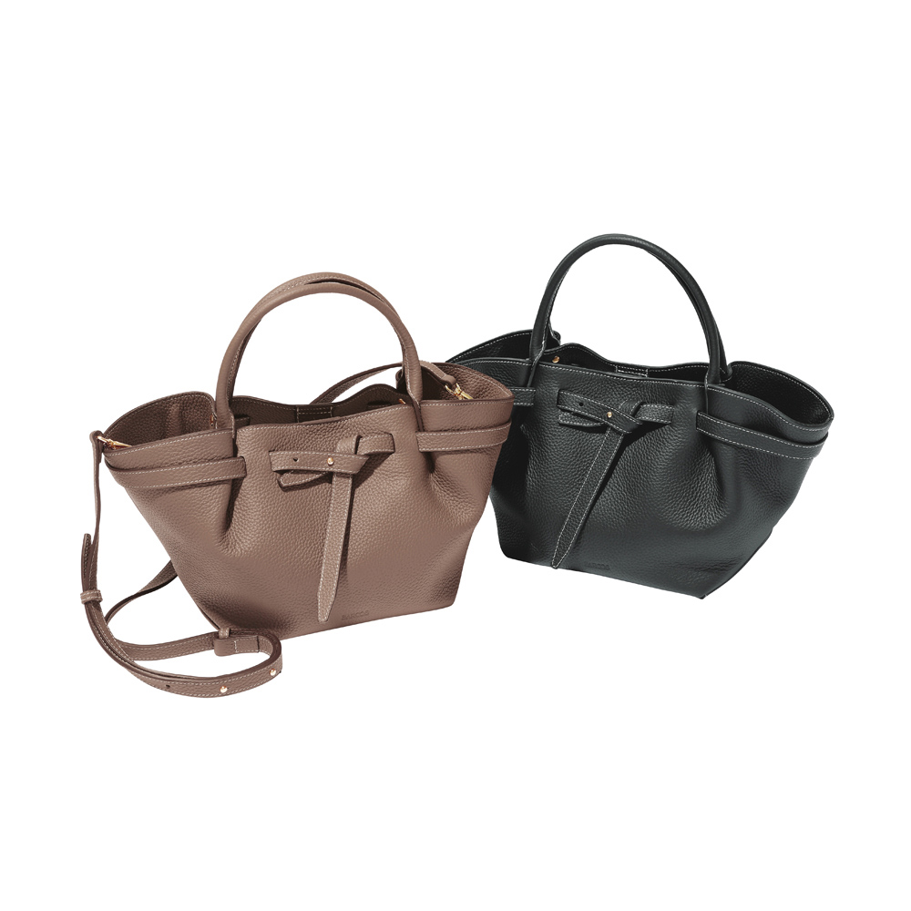 BARCOS/バルコス ベルトデザイン 2WAY トートバッグ レザーバッグ 革バッグ バッグ 173907