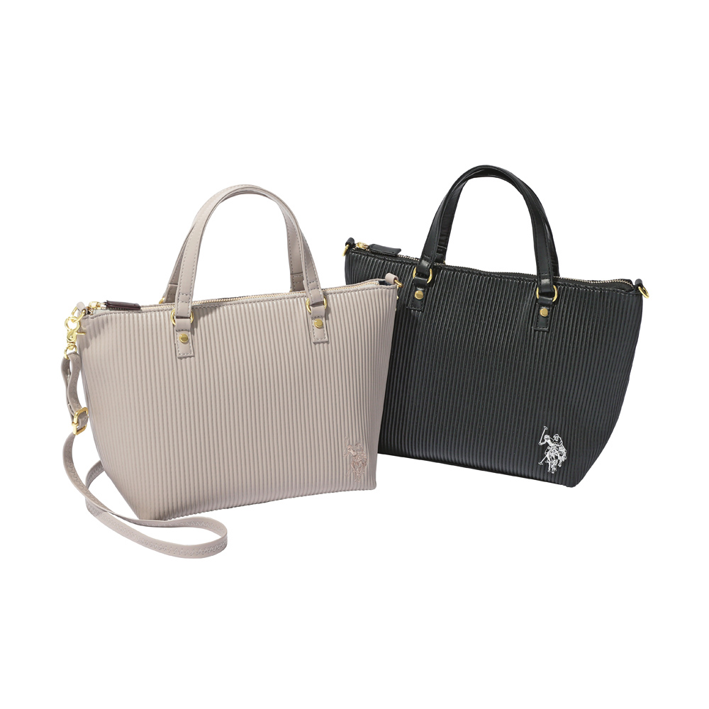 U.S.POLO ASSN./ユーエスポロアッスン プリーツ 2WAY トートバッグ トートバッグ バッグ 211804