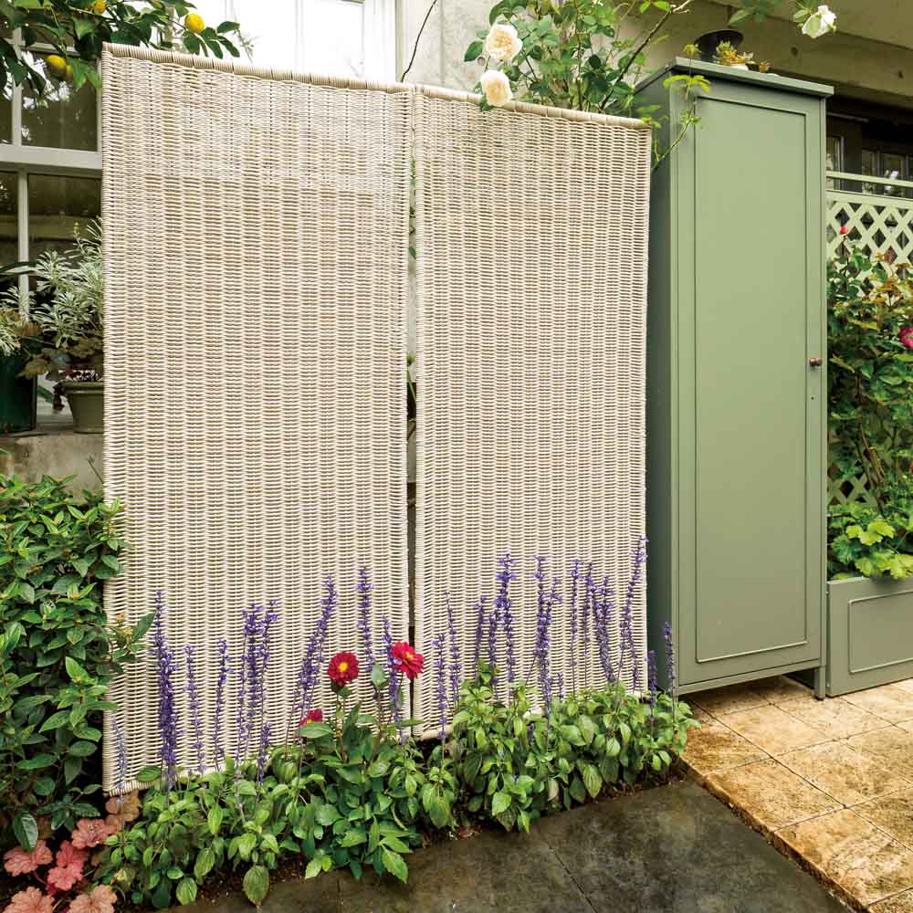 ラタン調フェンスシリーズ 高さ180cm お得な2枚組 通販 ディノス