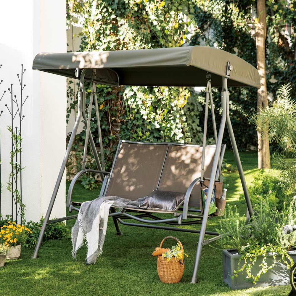 屋根付きスウィングベンチ 通販 - ディノス