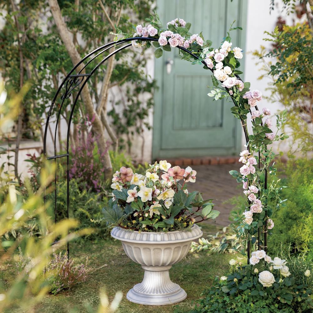 アーチ型 ステンレスフラワーベース