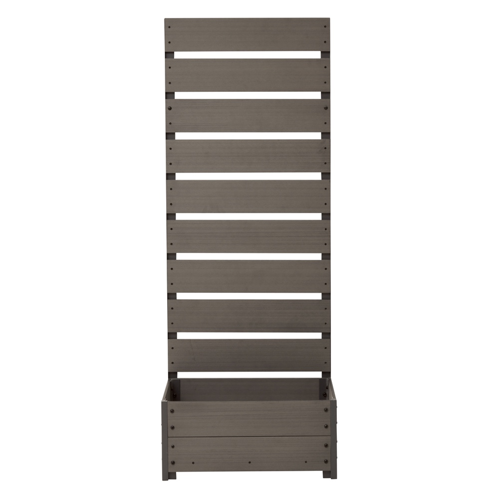 ハンギングできる人工木プランターボックス 高さ150cm 幅56cm G81001