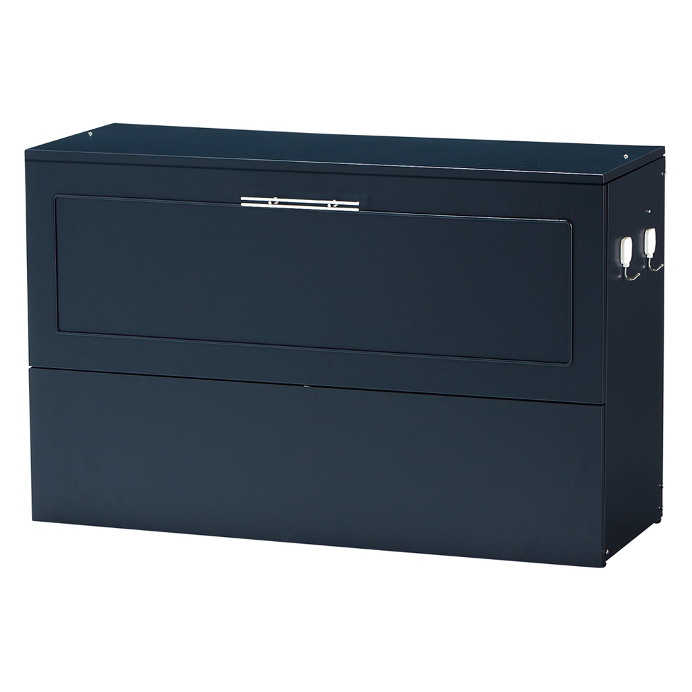 欧風ダストボックス〈ダークグレー〉奥行38cm 保管庫 G85765