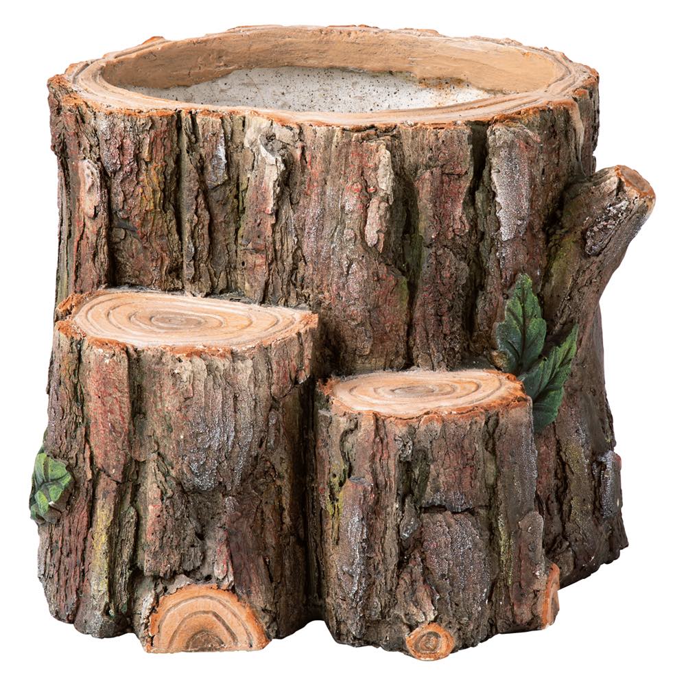 切り株のプランター プランター 植木鉢 鉢カバー G86311