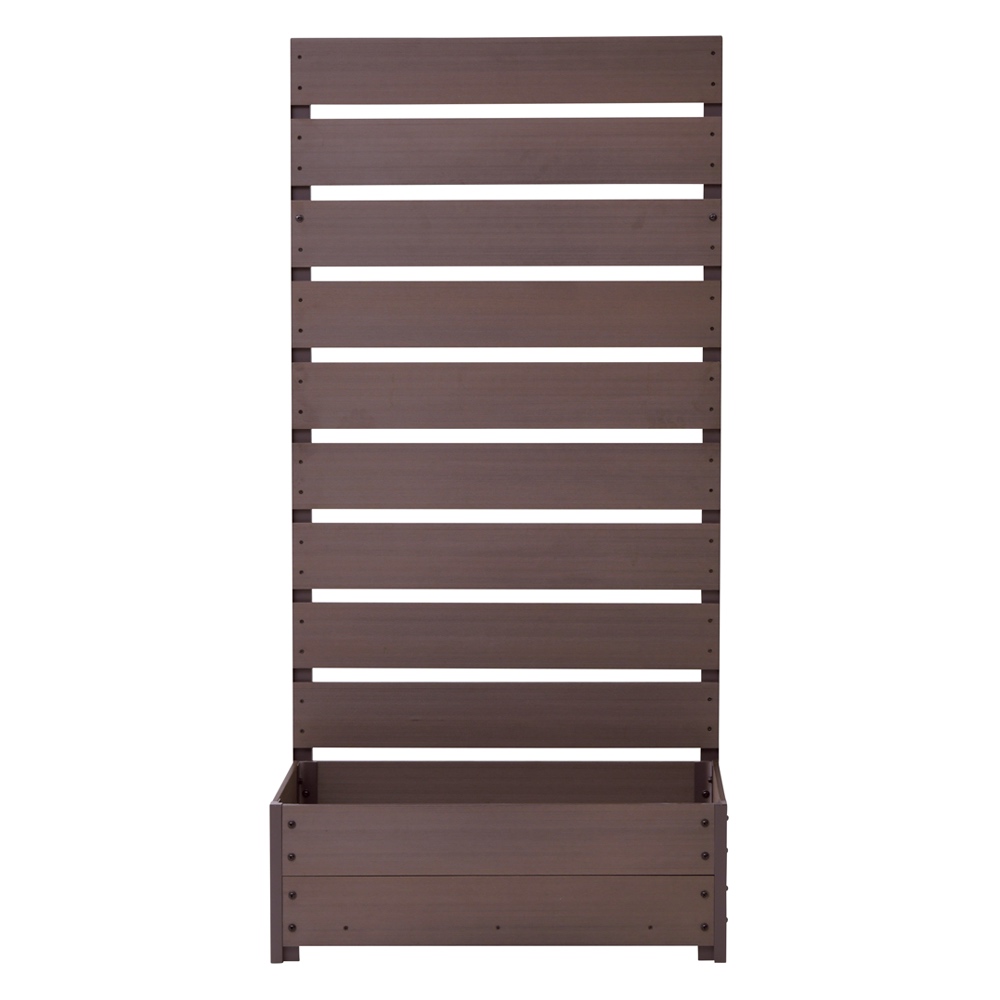 ハンギングできる人工木プランターボックス 高さ150cm 幅72cm G86801