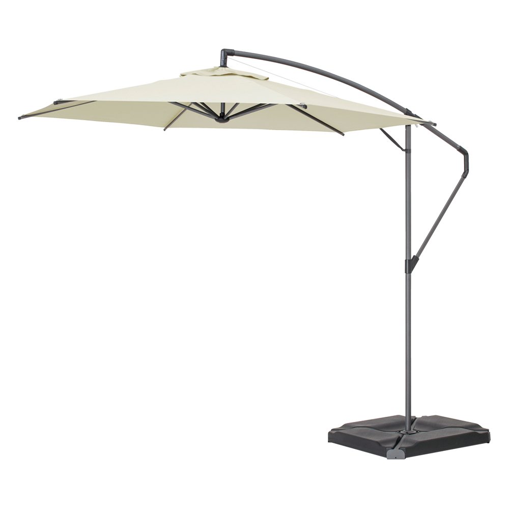ベース付パラソル 2.5m 日除けシェード ガーデンパラソル G86914