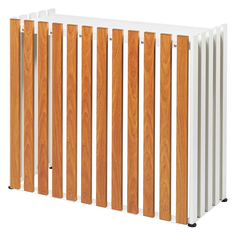 アルミ木目調の室外機カバー エアコン室外機カバー G87218