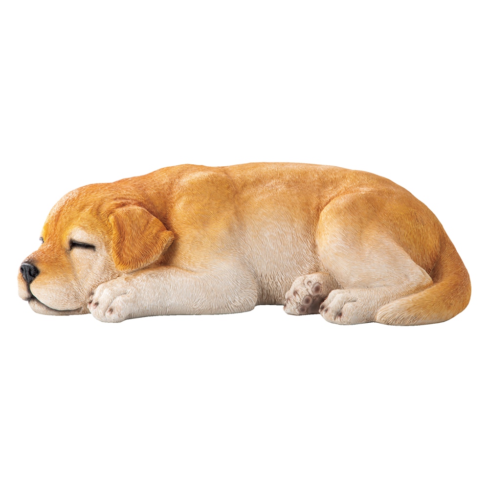 眠り犬 ゴールデンレトリーバー ガーデン 置物 G87219