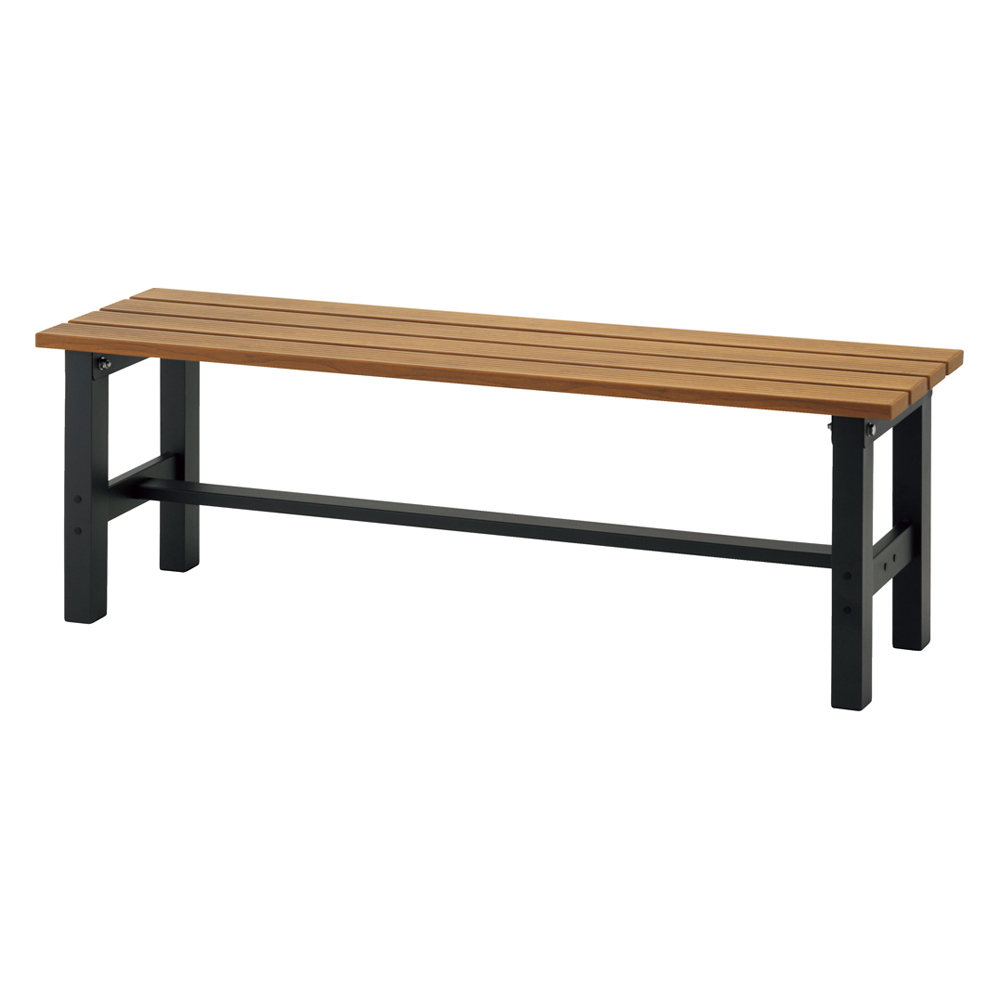 アルミ木目調縁台 ガーデンチェア ベンチ ガーデンファニチャー G87904