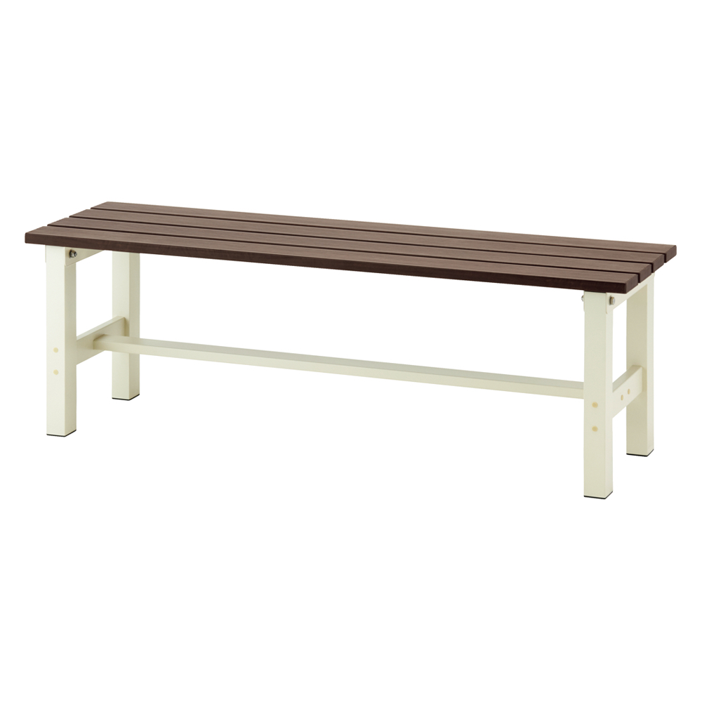 アルミ木目調縁台 ガーデンチェア ベンチ ガーデンファニチャー G87904