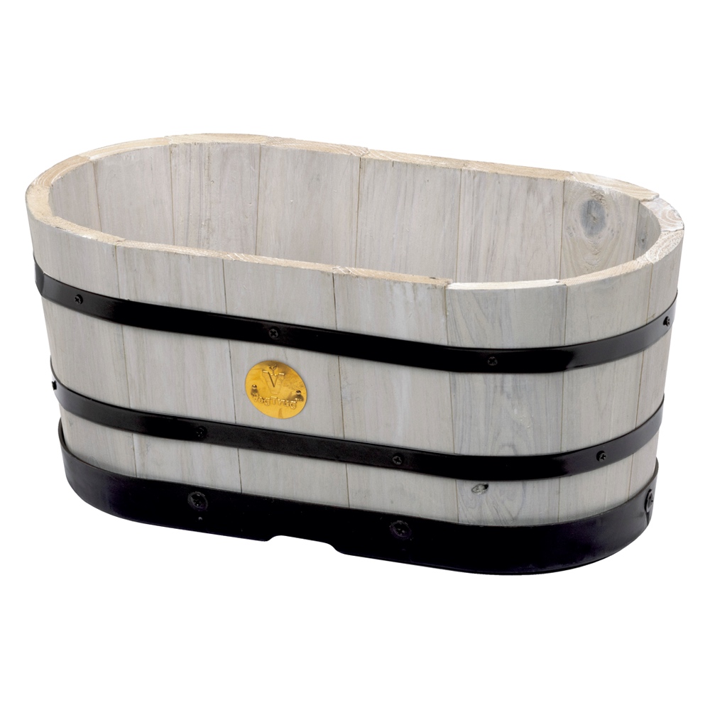 カラフルな木製プランター プランター 植木鉢 鉢カバー G88324