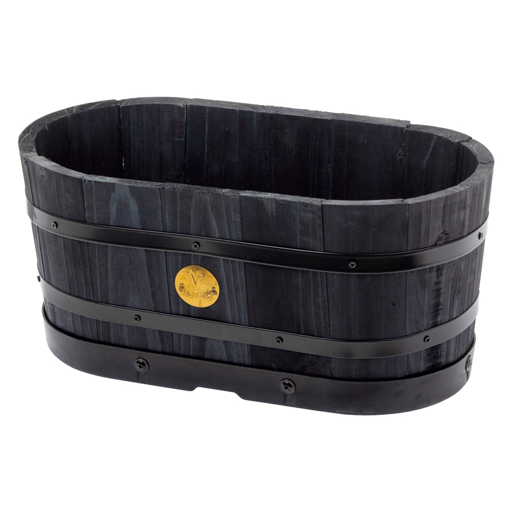 カラフルな木製プランター プランター 植木鉢 鉢カバー G88324