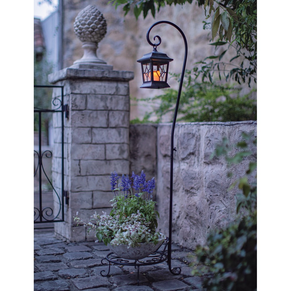 ハンギング鉢台＆炎のゆらぎライト セット 通販 - ディノス