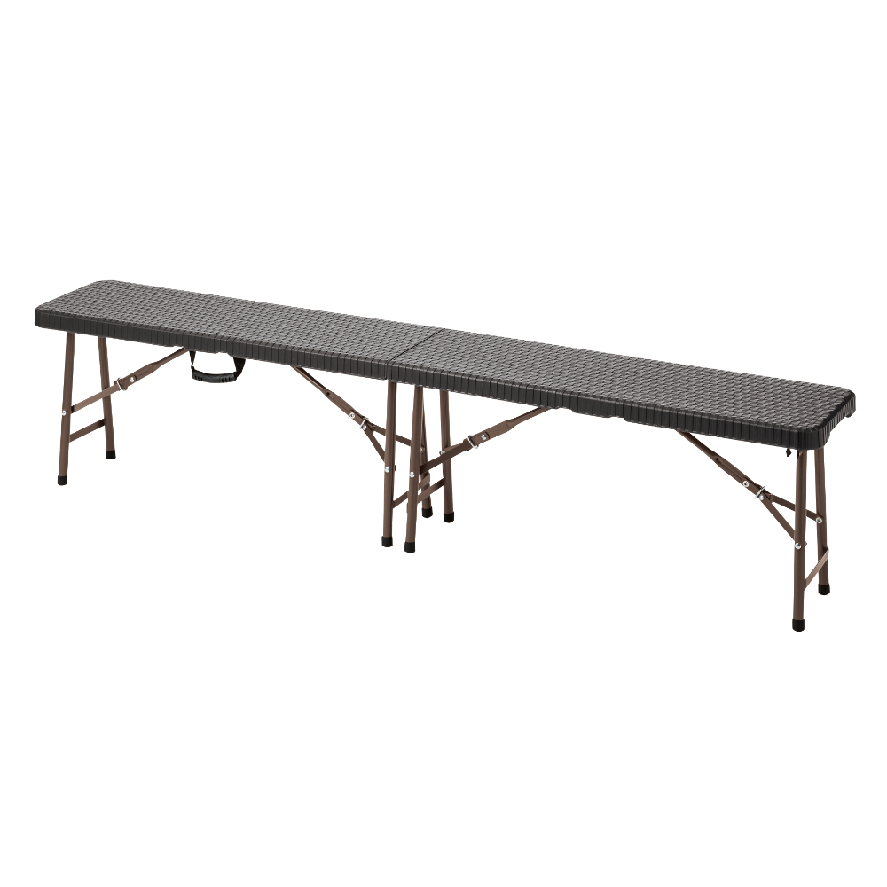 折りたたみ作業台シリーズ ラタン調ベンチ ガーデンチェア ベンチ ガーデンファニチャー G85212