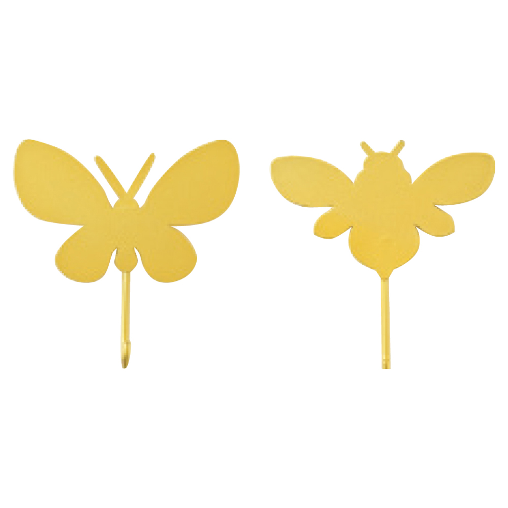 吉谷さんデザイン プレイリーガーデンシリーズ ゴールドマグネット 蝶・蜂セット ガーデニンググッズ G85516