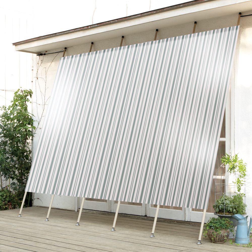 目隠し高さが調節できるたてす 大 幅300cm 日除けシェード ガーデンパラソル G85914