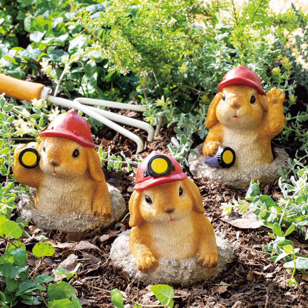 【うさぎ】セントアンドリュース3点 ヘルメットうさぎ3兄弟 通販 - ディノス