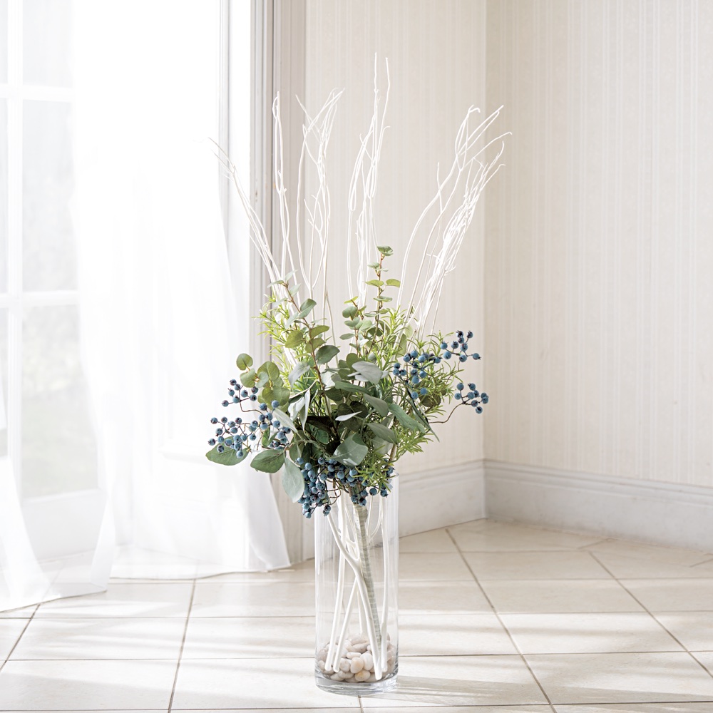 アートフラワー　ゲンソウカ　カラー　オンシジウム　ユーカリ アートフラワー ゲンソウカ カラー オンシジウム ユーカリ