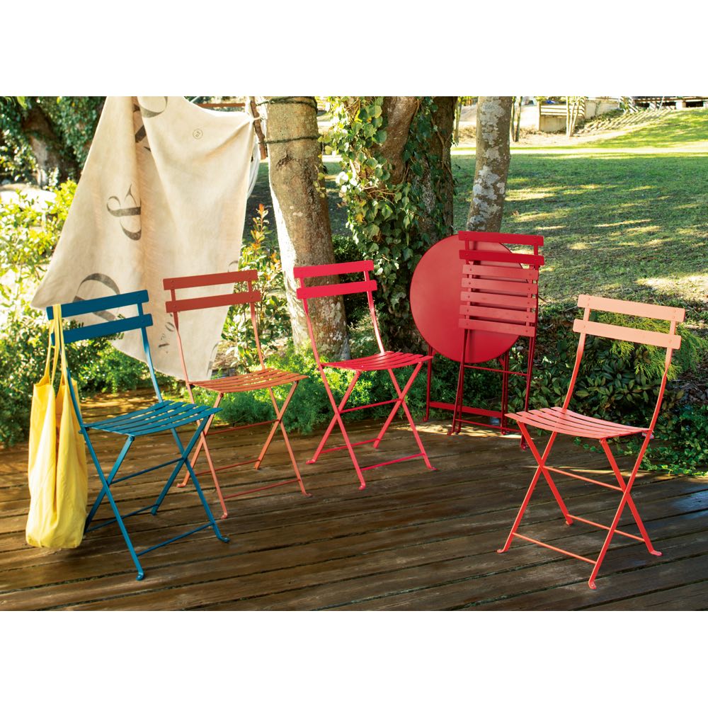 フランス製ビストロテーブル&チェア 3点セット ガーデンファニチャーセット ガーデンファニチャー G95106