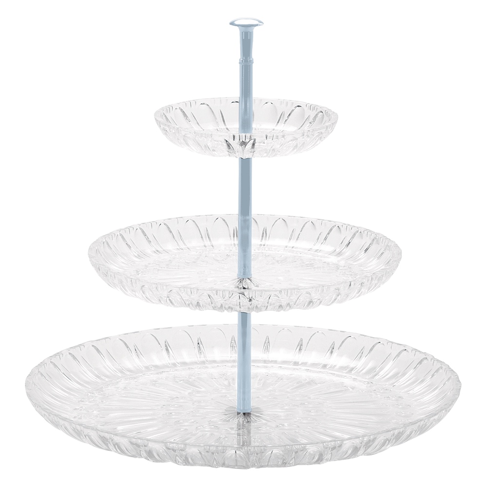 割れない!3段ケーキスタンド ガーデニンググッズ G95184